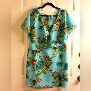 Charming Charlie’s Medium Floral Print Tie-Back.